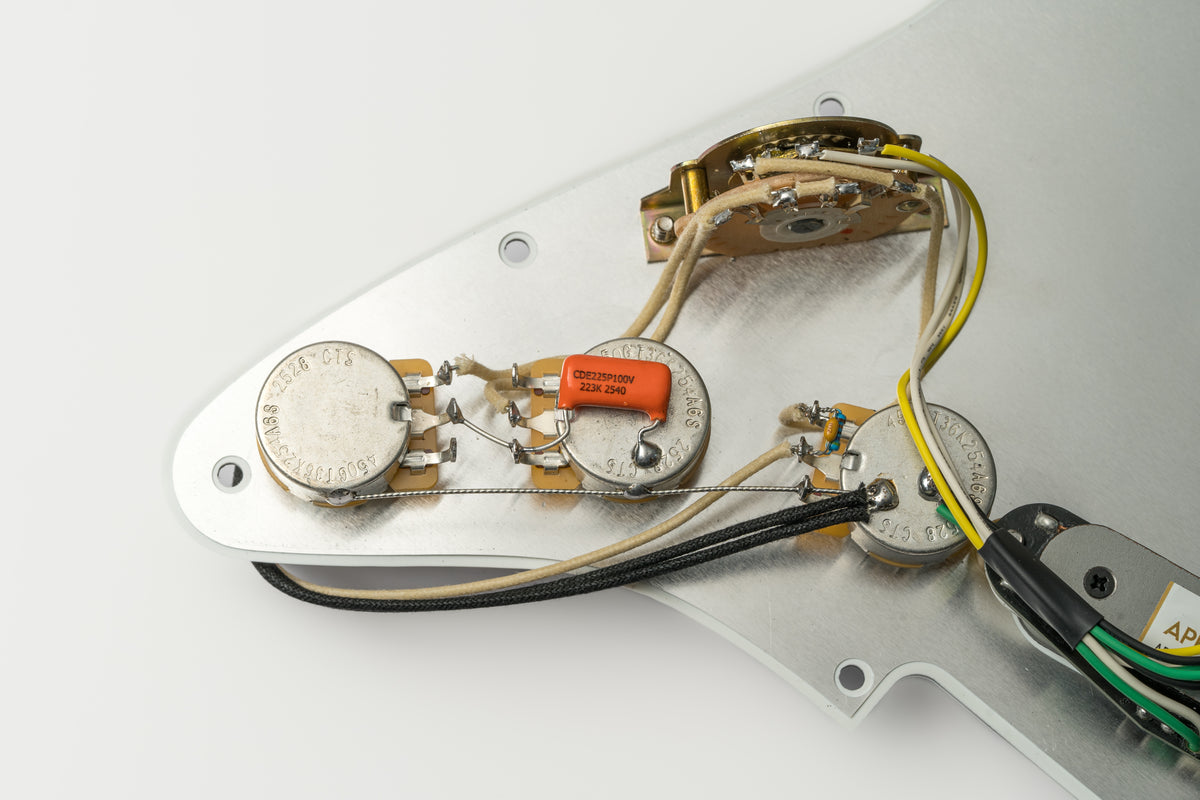 Pre-Wired Strat® Pickguard with Apex Plus Pickup Set