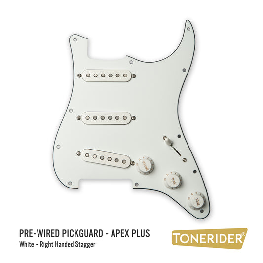 Pre-Wired Strat® Pickguard with Apex Plus Pickup Set