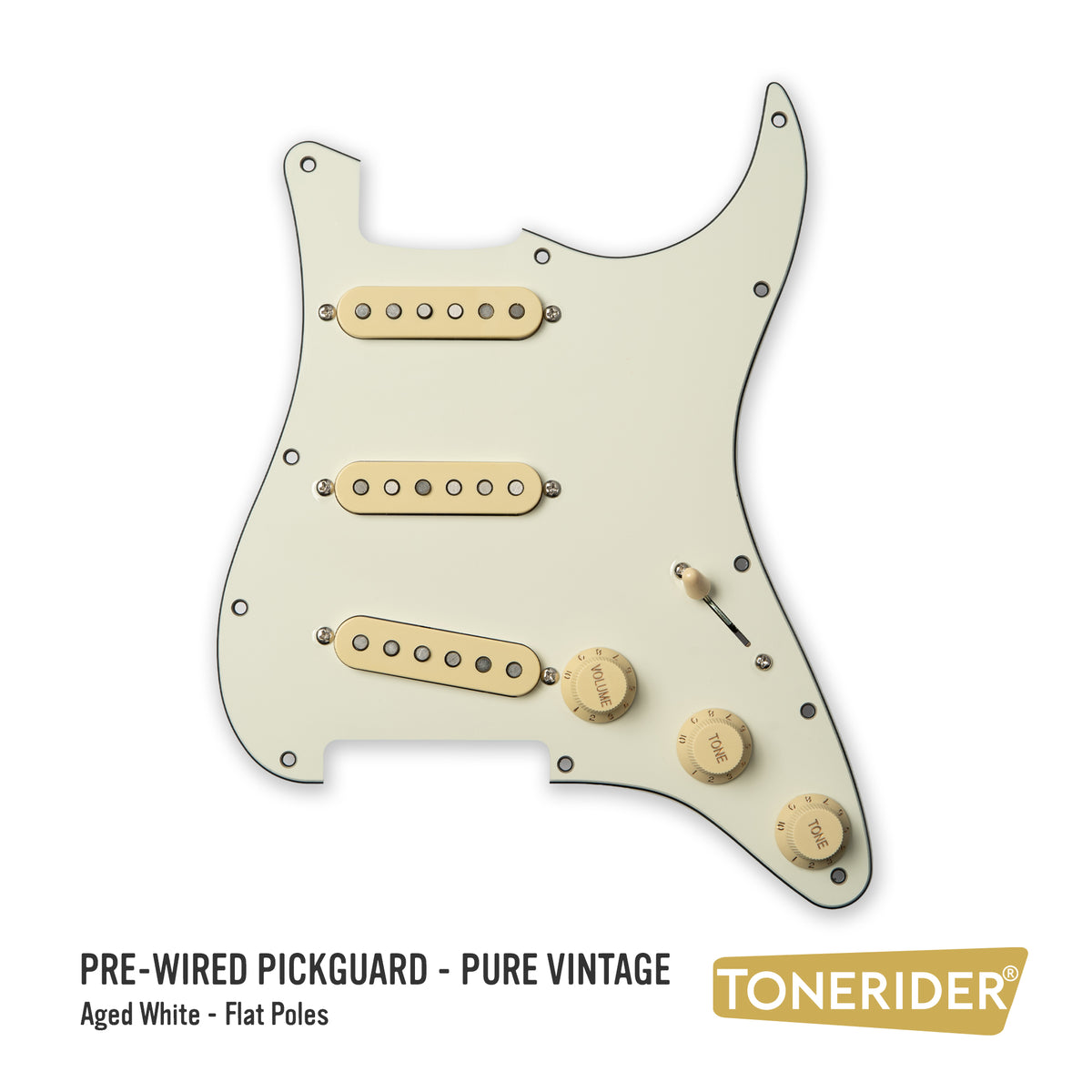 Pre-Wired Strat® Pickguard with Pure Vintage Pickup Set