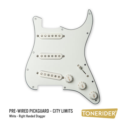 Pre-Wired Strat® Pickguard with City Limits Pickup Set