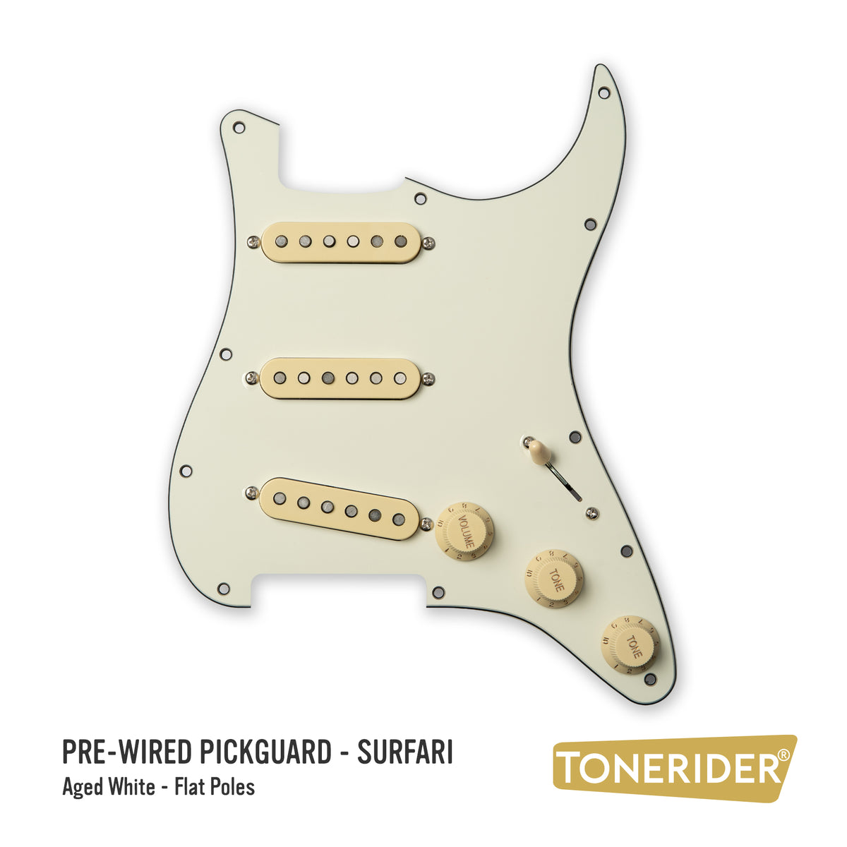Pre-Wired Strat® Pickguard with Surfari Pickup Set