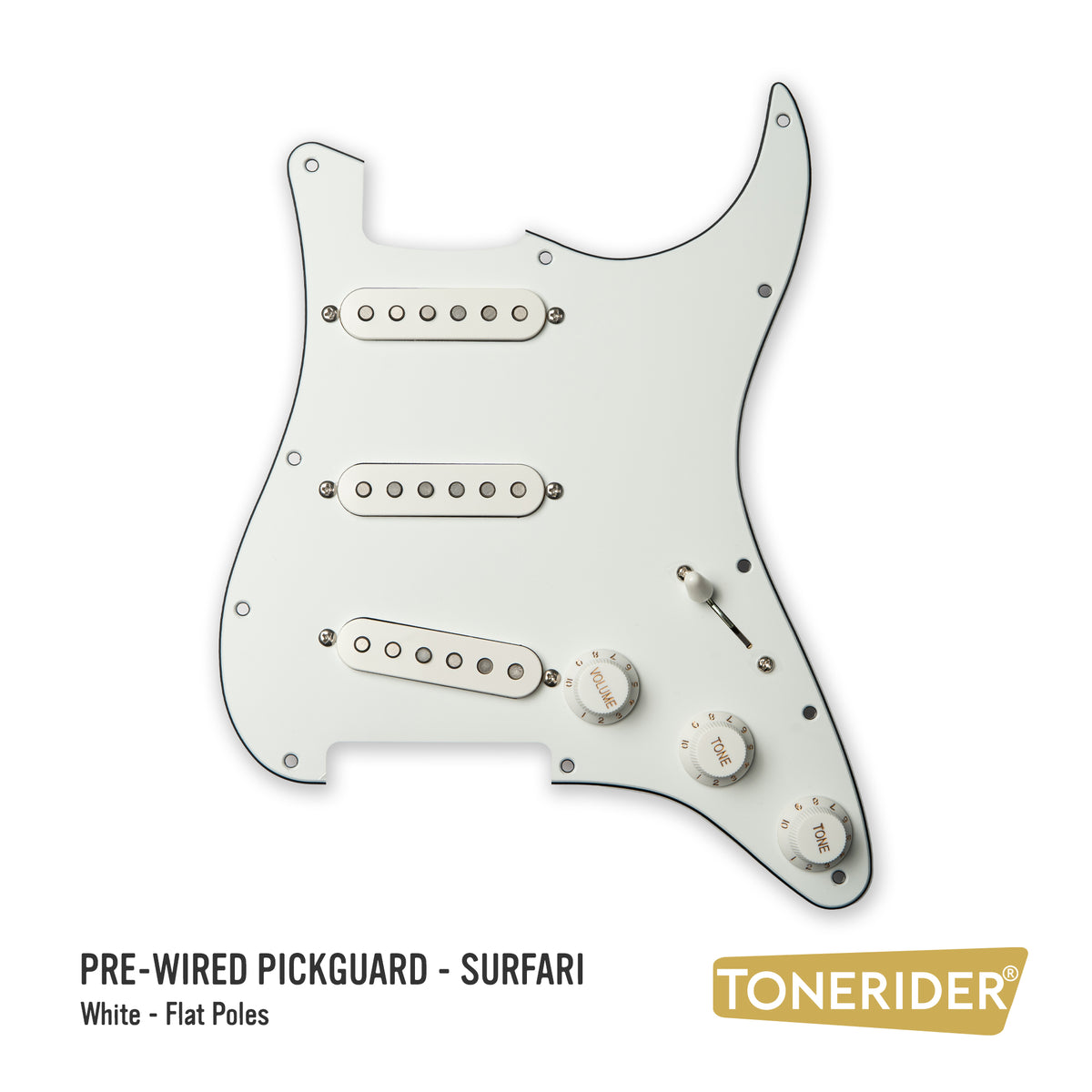 Pre-Wired Strat® Pickguard with Surfari Pickup Set